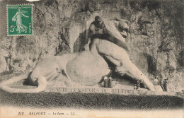 FRANCE - Belfort - Vue Sur Le Lion - LL - Carte Postale Ancienne - Belfort - Ciudad