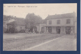 CPA [13] Bouches-du-Rhône > Meyrargues Chemin De Fer Station Gare Circulée - Meyrargues