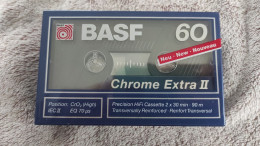 Basf Chrome Extra II 60 Cassette, Audio Kassette OVP - Audiocassette