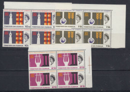 Tristan Da Cunha 1966 20th. Ann. Unesco 3v Bl Of 4 (corners) **  Mnh (TDC153A) - Tristan Da Cunha