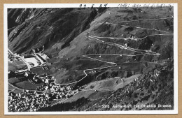 ANDERMATT MIT OBERALP STRASSE 1937 N°H273 - Andermatt