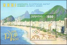 AR 2016- RIO OLY GAMES, ARMENIA, S/S, MNH - Zomer 2016: Rio De Janeiro