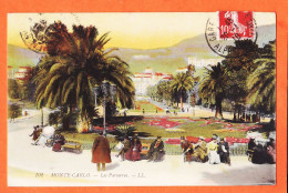 28814 / ⭐ MONTE-CARLO Monaco Les Parterres 1910 LILAOFF à CHANTALAT Rue Perrier Villa Prevost Grand Montrouge LEVY 102 - Jardin Exotique