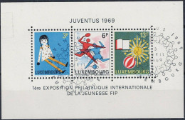 Luxemburg - Briefmarkenausstellung „Juventus 1969“(MiNr: Bl. 8) 1969 - Gest Used Obl - Blocchi & Foglietti