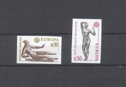 Yvert 1789 Et 1790 - Paire Non Dentelée - Europa - Sculptures - 1971-1980