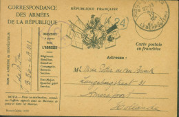 Guerre 14 CP FM Correspondance Armées République Franchise Militaire Locale Bonnot Calais 1516 CAD Armée Belge 30 IV 16 - Guerra Del 1914-18