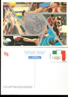 POSTAL CARD ITALIA 98 ARCO ACHERY BASKET WRESTLING LOTTA SWIMING POLO PALLANUOTO - Hippisme