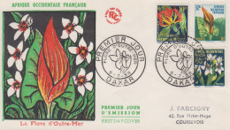 Enveloppe  FDC  1er  Jour   AFRIQUE  OCCIDENTALE  FRANCAISE    Flore    DAKAR   1959 - Sonstige & Ohne Zuordnung