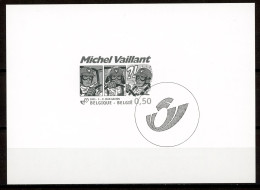 BE  F 3350  XX    ----   Feuillet N/B  --  Michel Vaillant  --  Aucun Pli  --  TTB - B&W Sheetlets, Courtesu Of The Post  [ZN & GC]