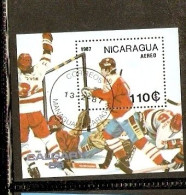 NICARAGUA AEREO 1987 - Hockey (su Ghiaccio)