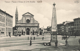 ITALIE - Firenze - Plazza E Chesa Di S M Novella - Vue Générale De La Place - Animé - Carte Postale Ancienne - Firenze