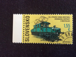 2020 YT 799 Oblitéré Used 125 Ans Du Tramway à Bratislava Electric Tram Transport Public Urbain - Used Stamps