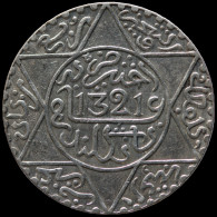 LaZooRo: Morocco 1/4 Rial 1903 XF / UNC - Silver - Marocco