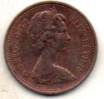 1 Demi New Penny 1971 - 1/2 Penny & 1/2 New Penny