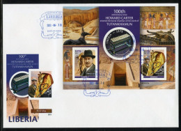 Liberia 2023, Tutankhamun's Tomb, Block In FDC - Liberia