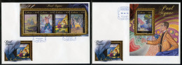 Liberia 2023, Art, Signac, 4val In BF +BF In 2FDC - Impressionismus