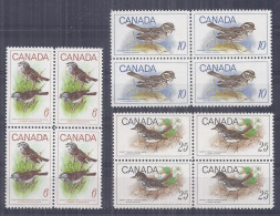 Canada 1969. Pajaros . Sc=496-98 (**) - Unused Stamps