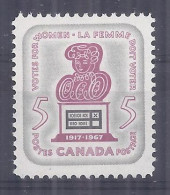 Canada 1967. Voto Femenino . Sc=470 (**) - Unused Stamps