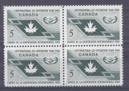Canada 1965. Cooperacion . Sc=437 (**) - Nuevos