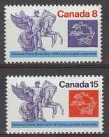 Canada 1974. UPU . Sc=648-49 (**) - Neufs