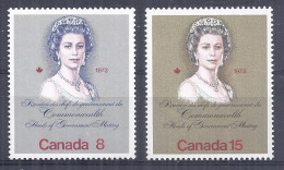 Canada 1973. Visita Real . Sc=620-21 (**) - Neufs