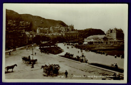 Ref 1633 - Early Real Photo Postcard - Prince Edward Square Llandudno - Caernarvonshire - Caernarvonshire