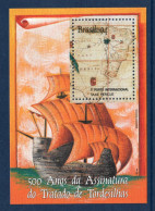 Bresil, Brasil, **, Yv BF 94, Mi BL 95, SG MS 2648, Traité De Tordesillas, - Géographie