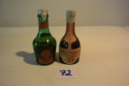 C72 Mini Bouteille De Collection Brandy Mandarine Alcool - Altri & Non Classificati