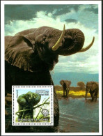 Guinea  2002 Wild Animals, Elephants, African Elephants，MS MNH - Guinea (1958-...)