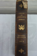 C72 Ancien Ouvrage De Jurisprudence PARIS 1872 - Décrets & Lois