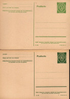 Amer. Zone - Ganzsache Postkarte Mi.Nr. P 900 + 901 B - Ungebraucht Unused - Lettres & Documents