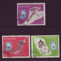 Amérique - Panama - Grenoble 1968 - X° Juegos Olimpicos De Invierno - 3 Timbres Différents - 6579 - Panama