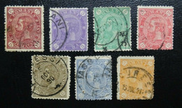 Rumänien Mi 76-82 , Sc 94-100 , König Karl I , Gestempelt - Used Stamps