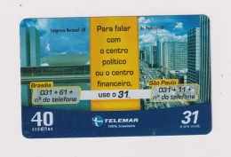 BRASIL -  Brasilia And Sao Paulo Inductive  Phonecard - Brésil