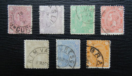 Rumänien Mi 83-89 , Sc 101-107 , König Karl I , Gestempelt - Used Stamps