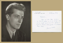 Jean-Louis Curtis (1917-1995) - Carte Autographe Signée + Liste Manuscrite + Photo - 1992 - Writers