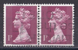 Grande Bretagne - 1971 - 1980 -  Elisabeth II -  Y&T N °  606  Paire  Oblitérée - Oblitérés