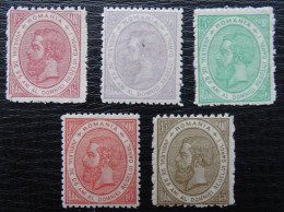 Rumänien Mi 90-94 ** , Sc 108-112 MNH , Regierungsjubileum - Unused Stamps