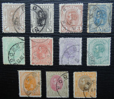 Rumänien Mi 99-109 , Sc 117-125 , König Karl I , Gestempelt - Used Stamps