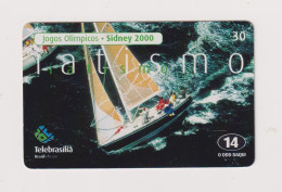 BRASIL -  Olympic Sailing Inductive  Phonecard - Brasil