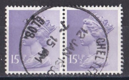 Grande Bretagne - 1971 - 1980 -  Elisabeth II -  Y&T N °  968  Paire  Oblitérée - Usados