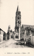 FRANCE - Vézelay - Saint Pierre - Vue Générale De L'église - N D - Vue De L'extérieur - Carte Postale Ancienne - Vezelay