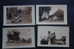 Lot 4 CPA  Ethiopie Abyssinie   Avallé  Harar   Gros Plan Afrique - Etiopia