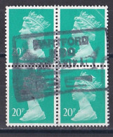 Grande Bretagne - 1981 - 1990 -  Elisabeth II -  Y&T N °  1330  Bloc De 4  Oblitéré - Used Stamps