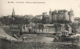 FRANCE - Vitré - Vue Générale - Château Et Hôpital Saint Nicolas - Des Maisons Alentours - Carte Postale Ancienne - Vitre