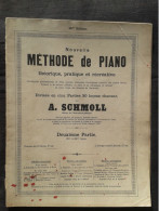 A SCHMOLL NOUVELLE METHODE DE PIANO 2EME PARTIE LECONS 31 A 60 - Tasteninstrumente