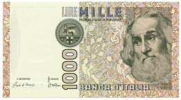 1000 LIRE MARCO POLO LETTERA D 28/10/1985 FDS - Other & Unclassified