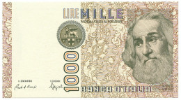 1000 LIRE MARCO POLO LETTERA F 20/10/1988 FDS - Otros & Sin Clasificación