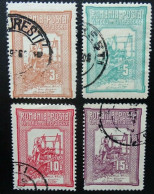 Rumänien Mi 165-168 , Sc B5-B8 , Wohlfahrt II , Gestempelt - Used Stamps