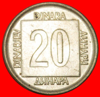 * COMMUNIST STAR (1988-1989): YUGOSLAVIA  20 DINARS 1989 REDUCED TYPE MINT LUSTRE! · LOW START ·  NO RESERVE! - Jugoslavia